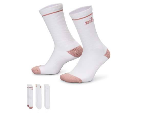 WOMENS MEDIUM CREW SOCKS 3 PAIRS
