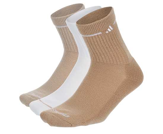 WOMENS CUSHIONED HIGH QUARTER SOCKS 3 PAIRS