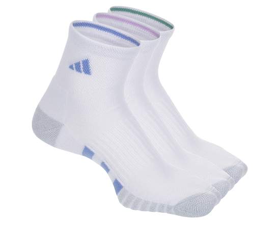 WOMENS CUSHIONED QUARTER SOCKS 3 PAIRS