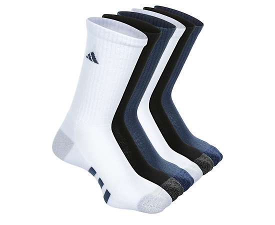 BOYS CUSHIONED CREW SOCKS 6 PAIRS