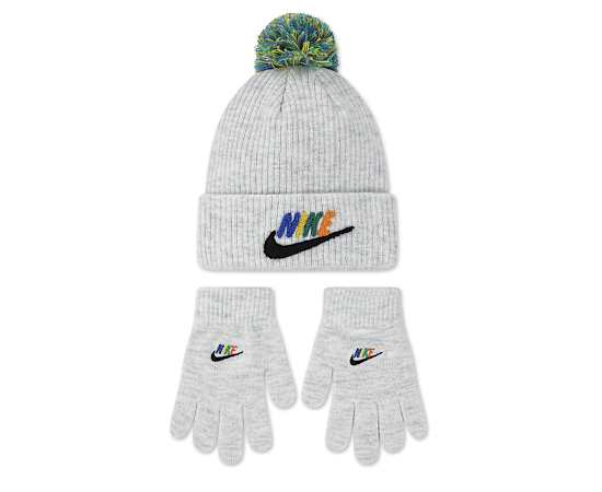 NIKE-GIRLS CLUB CHENILE BEANIE SET
