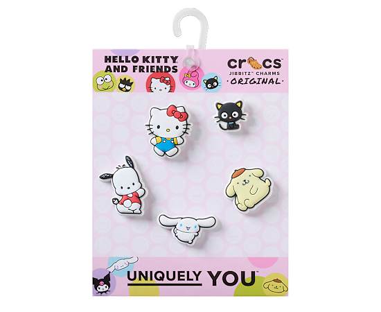UNISEX HELLO KITTY FRIENDS 5 PACK JIBBITZ