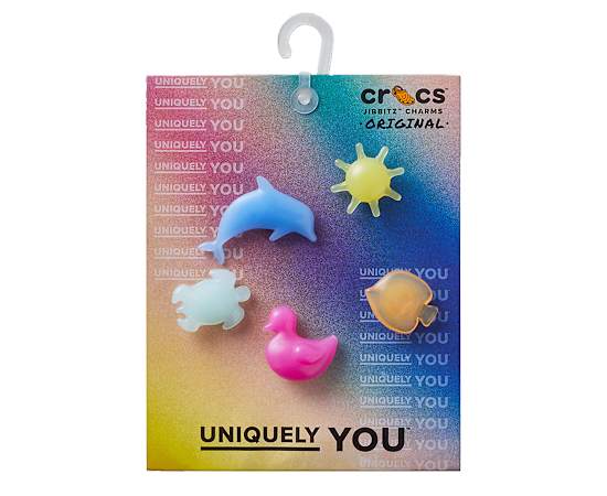 UNISEX SUMMER SHAPES 5 PACK JIBBITZ
