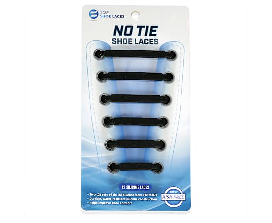UNISEX NO TIE SILICONE SHOE LACES