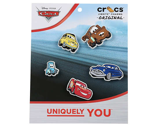 UNISEX PIXAR CARS 5 PACK JIBBITZ