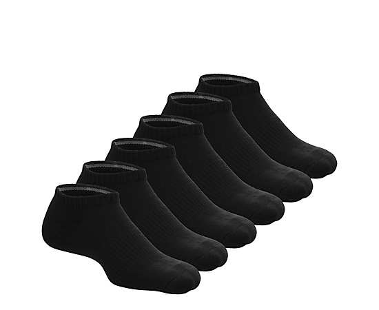 BOYS SMALL NO SHOW SOCKS 6 PAIRS