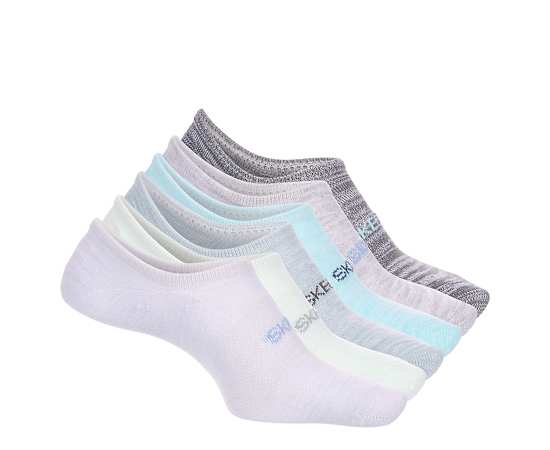 WOMENS SLIP-INS NO SHOW SOCKS 6 PAIRS