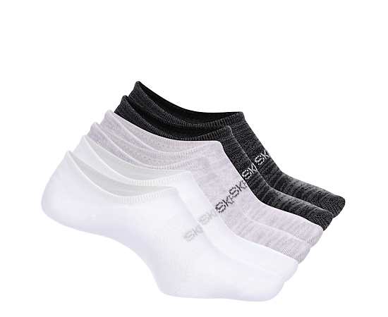 WOMENS SLIP-INS NO SHOW SOCKS 6 PAIRS