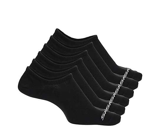 MENS SLIP-INS NO SHOW SOCKS 6 PAIRS