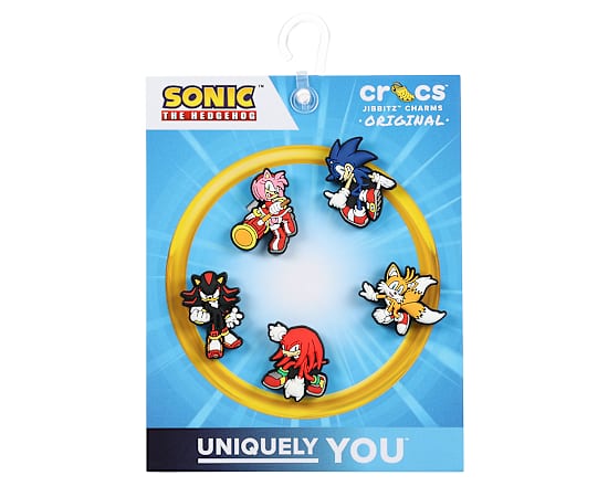UNISEX SONIC THE HEDGEHOG 5 PACK JIBBITZ