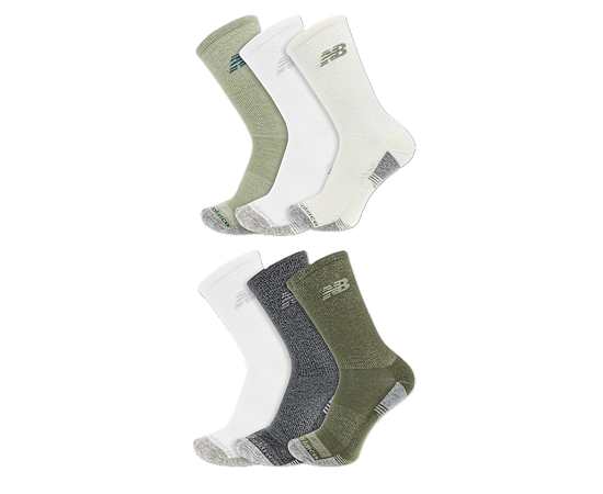 MENS CREW SOCKS 6 PAIRS