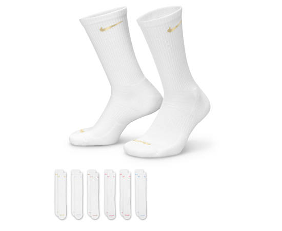 MENS MEDIUM CREW SOCKS 6 PAIRS