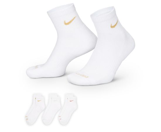 MENS MEDIUM QUARTER SOCKS 3 PAIRS