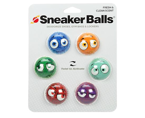 UNISEX MONSTER FACES SNEAKER BALLS 6 PACK