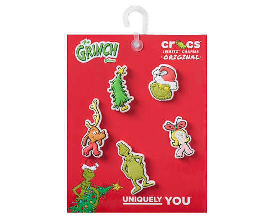 UNISEX GRINCH 5 PACK JIBBITZ