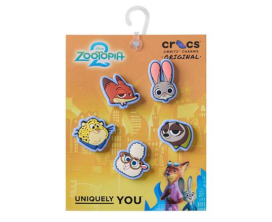 UNISEX ZOOTOPIA 2 5 PACK JIBBITZ