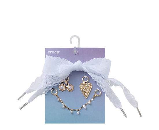 UNISEX LACES AND PEARL CHAIN