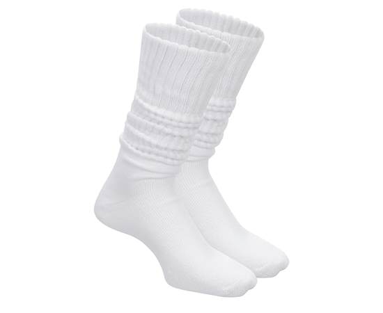 WOMENS RIB SLOUCH SOCKS 2 PAIRS
