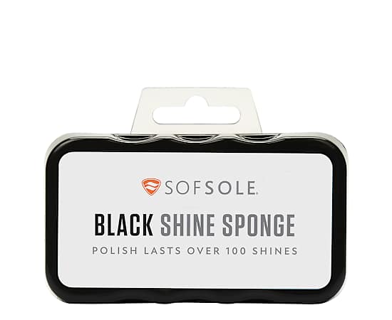 SOF SOLE-WOMENS BLACK SHINE SPONGE