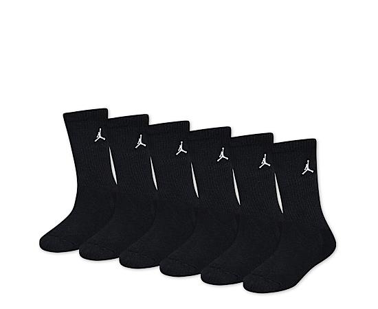 BOYS SMALL EVERYDAY ESSENTIAL CREW SOCKS 6 PAIRS