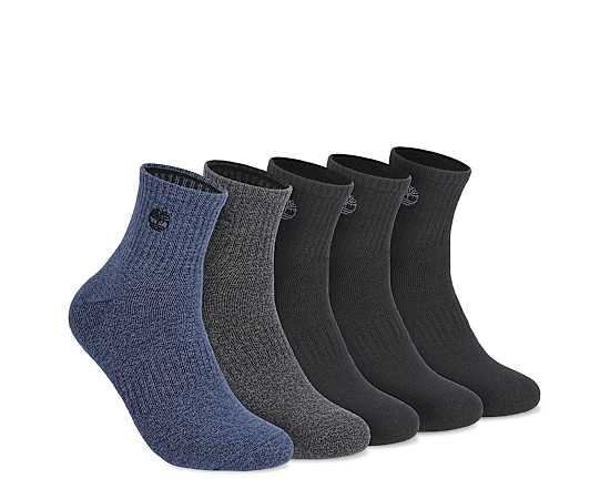 MENS RIVINGTON QUARTER SOCKS 5 PAIRS