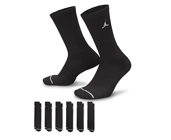MENS LARGE CREW SOCKS 6 PAIRS