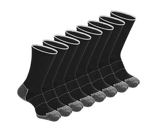 MENS WORK CREW SOCKS 8 PAIRS