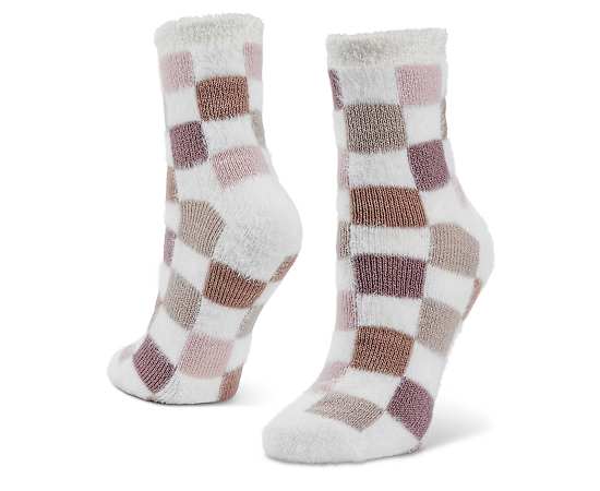 FIRESIDE-WOMENS ALOE INFUSED CREW SLIPPER SOCK 1 PAIR