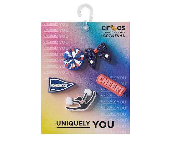 CROCS-UNISEX CHEER 5 PACK JIBBITZ