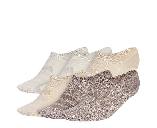 ADIDAS-WOMENS SUPERLITE SUPER NO SHOW SOCKS 6 PAIRS
