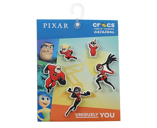 UNISEX PIXAR INCREDIBLES 5 PACK JIBBITZ