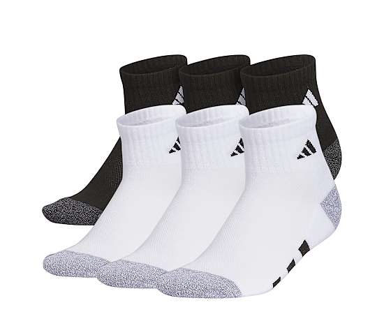 BOYS 5Y-7Y QUARTER SOCKS 6 PAIRS