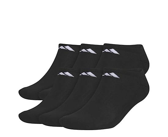 MENS LARGE CLASSIC CUSHIONED NO SHOW SOCKS 6 PAIRS