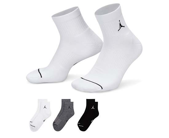 MENS LARGE QUARTER SOCKS 3 PAIRS