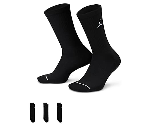 MENS MEDIUM CREW SOCKS 3 PAIRS