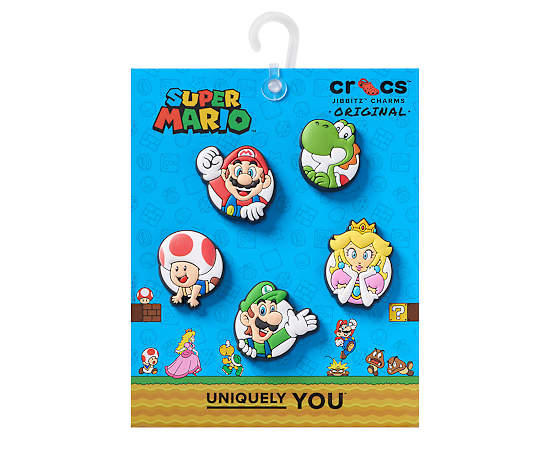 CROCS-UNISEX SUPER MARIO 5 PACK JIBBITZ