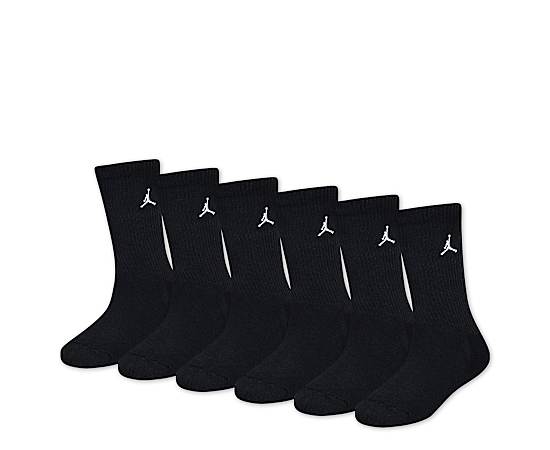 JORDAN-BOYS EXTRA SMALL EVERYDAY ESSENTIAL CREW SOCKS 6 PAIRS