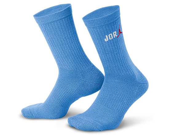 JORDAN-MENS MEDIUM CREW SOCKS 3 PAIRS