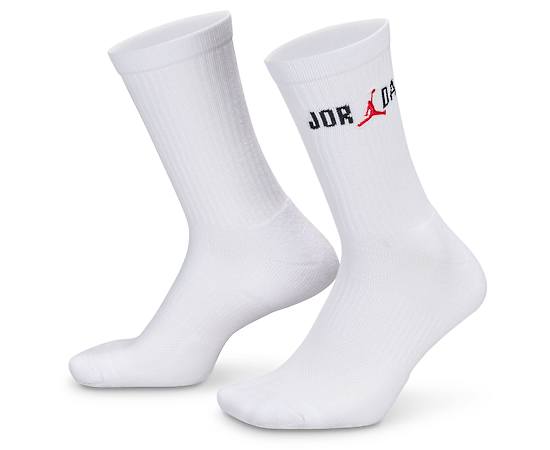 JORDAN-MENS MEDIUM CREW SOCKS 3 PAIRS