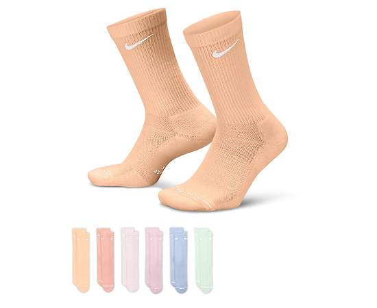 NIKE-MENS MEDIUM CREW SOCKS 6 PAIRS