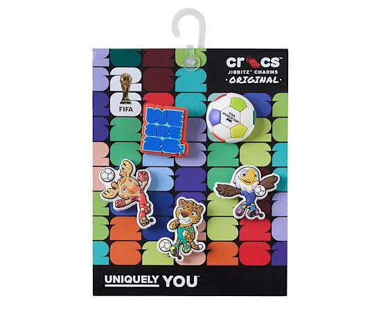 CROCS-UNISEX FIFA WORLD CUP 5 PACK JIBBITZ