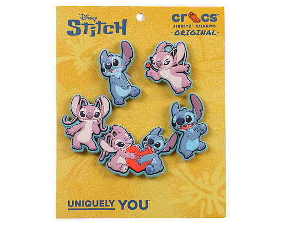 CROCS-UNISEX STITCH AND ANGEL 5 PACK JIBBITZ