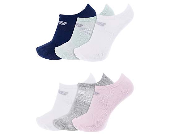 NEW BALANCE-WOMENS LINER SOCKS 6 PAIRS