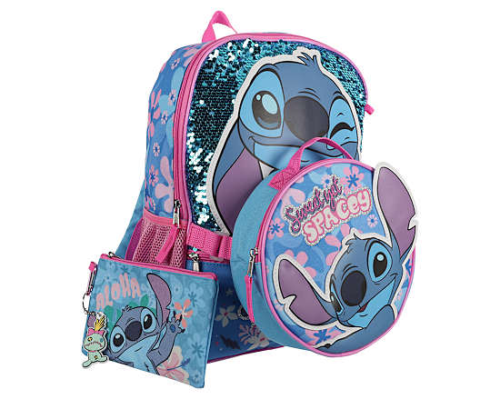 LILO & STITCH-GIRLS 5 PIECE STITCH BACKPACK SET