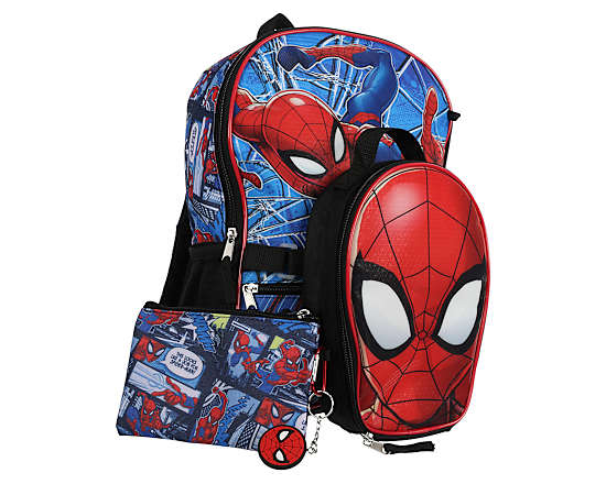 SPIDERMAN-BOYS SPIDERMAN BACKPACK AND LUNCH SET