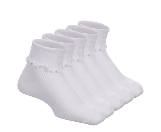 CUPCAKE COUTURE-GIRLS MEDIUM TURNCUFF QUARTER SOCKS 5 PAIRS