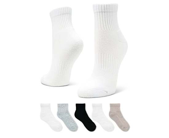 APARA-WOMENS QUARTER SOCKS 5 PAIRS