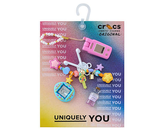 CROCS-UNISEX GIRLY JUNK DRAWER 5 PACK JIBBITZ