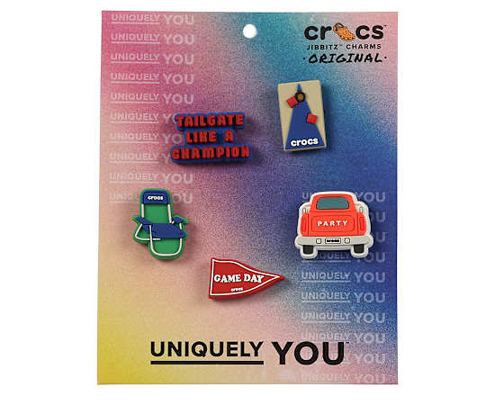 CROCS-UNISEX TAILGATE PARTY 5 PACK JIBBITZ