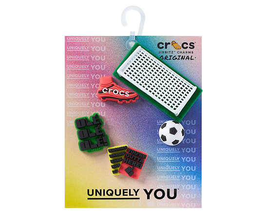 CROCS-UNISEX SOCCER GAME 5 PACK JIBBITZ